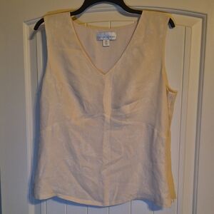 Casual Corner Beige V-Neck Blouse